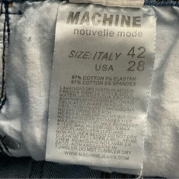 Machine Pour Neuf Mode Rainbowcore Distressed Denim Jean 5/28  Dopamine Pride - Picture 12 of 12